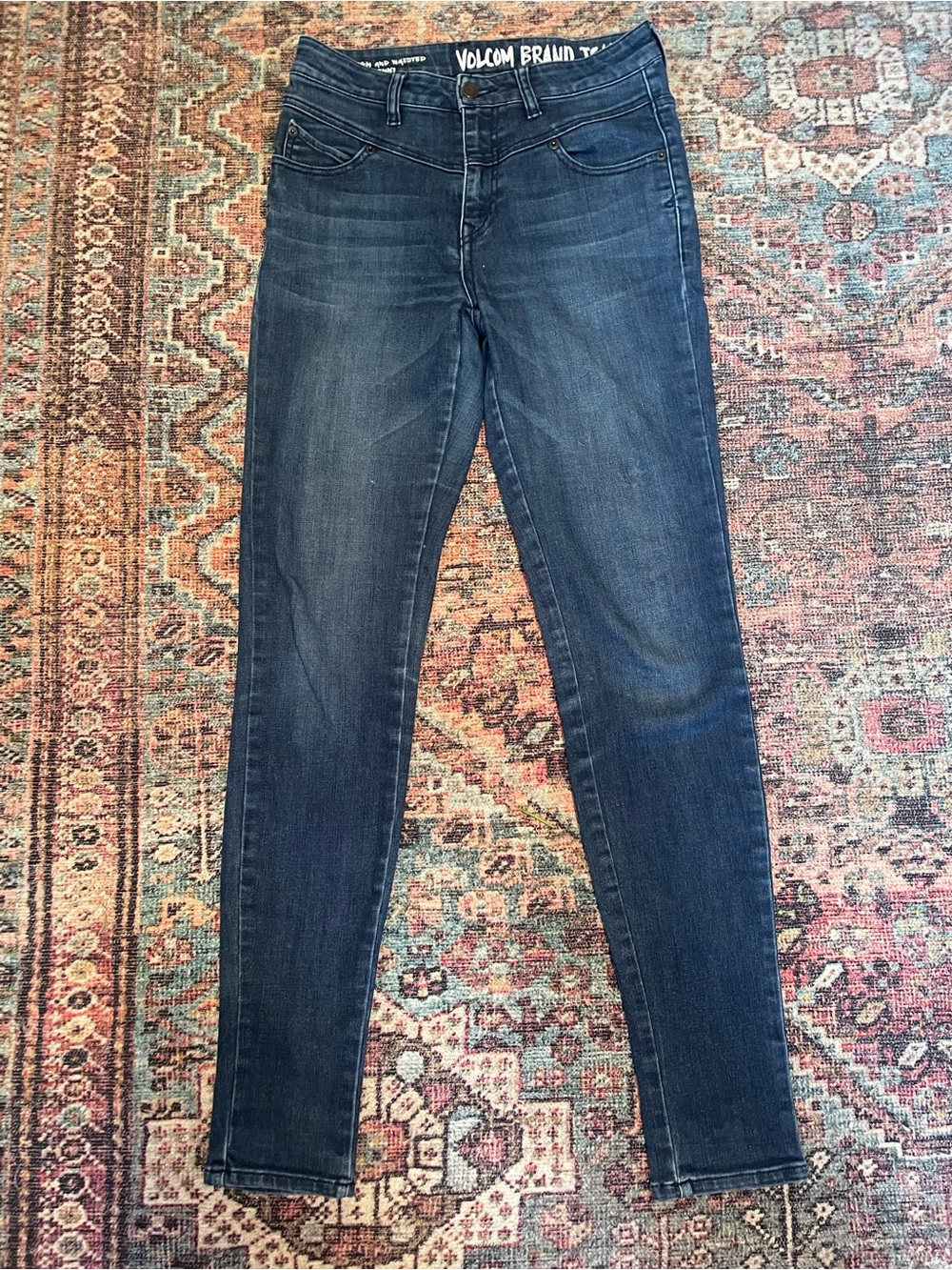 Volcom Women's Indigo Stretch Skinny Jeans